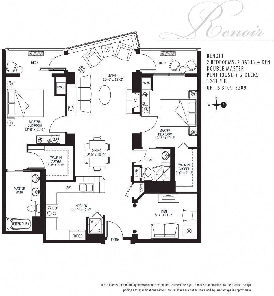 Met Tower Apartments Renoir Floor Plans Met Tower Apartments Renoir Floor Plans